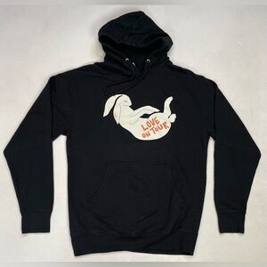 Harry Styles Love On Tour Pullover Hoodie Women Medium Black